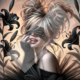 Diamond Painting Bild „Fiery Gaze“