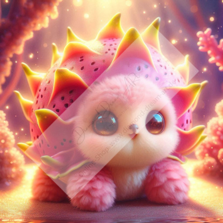 Diamond Painting Bild „Dragon Fruit Toad“