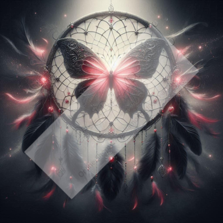 Diamond Painting Bild „Dreamcatcher of Dark“