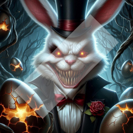 Diamond Painting Bild „Evil Easter“