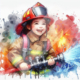 Diamond Painting Bild „Feuerwehr“