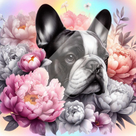 Diamond Painting Bild „Flower Power Bulli“