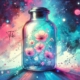 Diamond Painting Bild „Flowers in a Bottle“