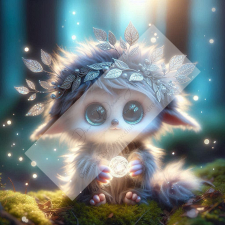 Diamond Painting Bild „Forest Snuffle“