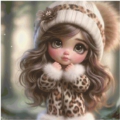 Girl likes Leo 70x70cm 150 Farben