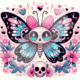 Diamond Painting Bild „Glitter Butterfly“