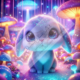 Diamond Painting Bild „Glow Osterbunny“