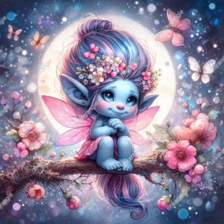 Diamond Painting Bild „Hermine“
