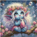 Hermine with Bubble Tea-80x80 190 Farben