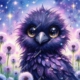 Diamond Painting Bild „Fridolin der Rabe“