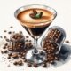 Diamond Painting Bild „Cocktail a la Coffee“