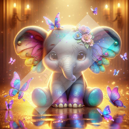 Diamond Painting Bild „I'll stay here“