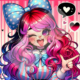 Diamond Painting Bild „Kitty in Love“