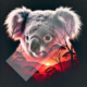 Diamond Painting Bild „Koala night“