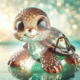 Diamond Painting Bild „Kyle the Turtle“