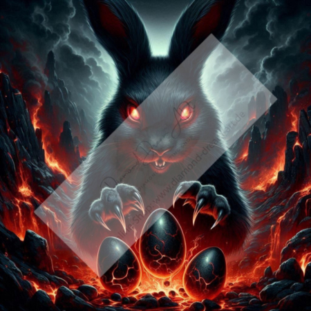 Diamond Painting Bild „Lava Egg“