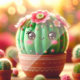 Diamond Painting Bild „Little Cactus“