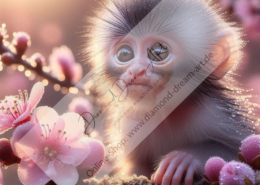 Diamond Painting Bild „Little Monkey“