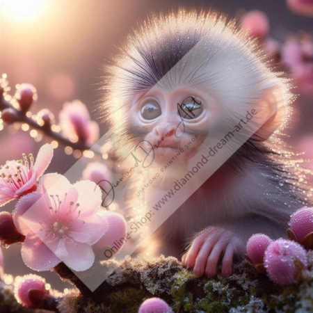 Diamond Painting Bild „Little Monkey“