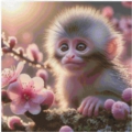 Little Monkey Pixel 50x50 160 Farben