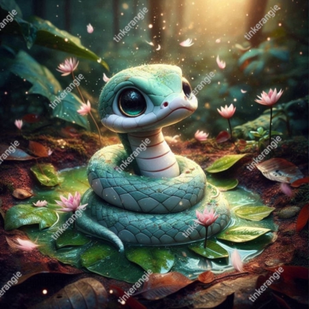 Diamond Painting Bild „Little Snake“