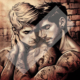 Diamond Painting Bild „Love Party“