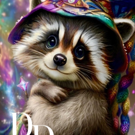 Magic Raccoon by Annys Ai 80x100cm 308 Farben