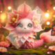 Diamond Painting Bild „Mermaid Flower“