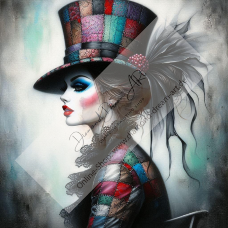 Diamond Painting Bild „Miss Patch“
