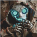 Neon Mask Phantom Pixel 50x50 cm 150 Farben