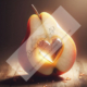Diamond Painting Bild „Pear heart“
