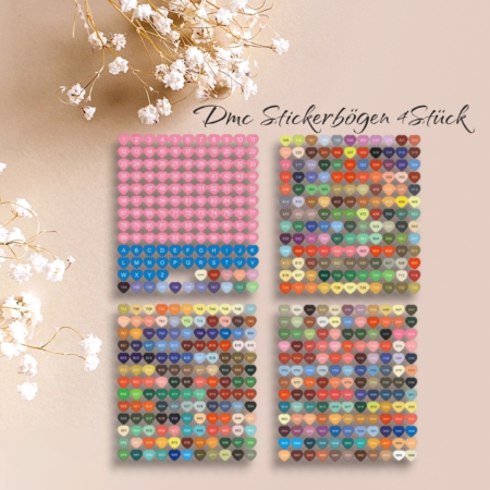 Diamond Painting „DMC Sticker Herz“