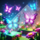 Diamond Painting Bild „Pixel Butterfly “