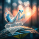Diamond Painting Bild „Praying Mantis“