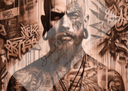 Diamond Painting Bild „Profound Man“