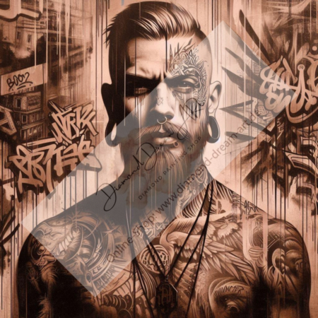 Diamond Painting Bild „Profound Man“