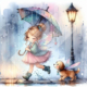 Diamond Painting Bild „Rain of Happiness“