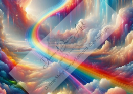Diamond Painting Bild „Rainbow Bridge“