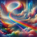 Rainbow Bridge 80x80 197 Farben