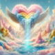 Diamond Painting Bild „Rainbow heart“