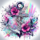 Diamond Painting Bild „RosenAnker“