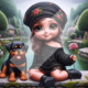 Diamond Painting Bild „Rotti Girli“