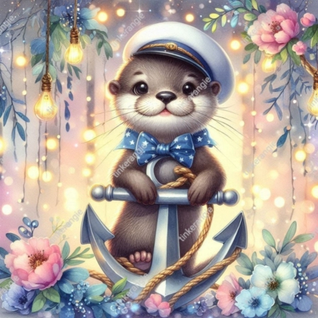 Diamond Painting Bild „Sailor Otter“