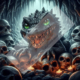 Diamond Painting Bild „Skull Croco“