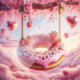 Diamond Painting Bild „Strawberry Donut Swing“