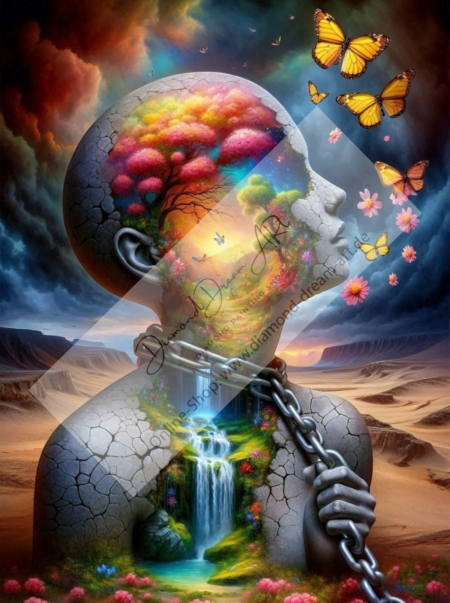 Diamond Painting Bild „The Bound Nature“