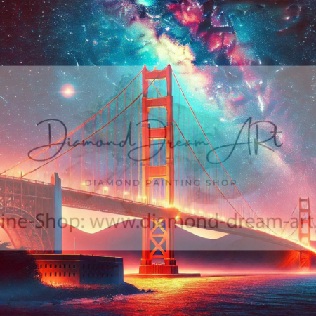 Diamond Painting Bild „The Bridge of Night“
