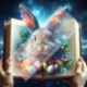 Diamond Painting Bild „The rabbit from the book“