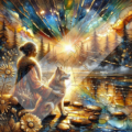 Diamond Painting Bild „Sonnenuntergang“