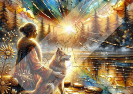 Diamond Painting Bild „Sonnenuntergang“